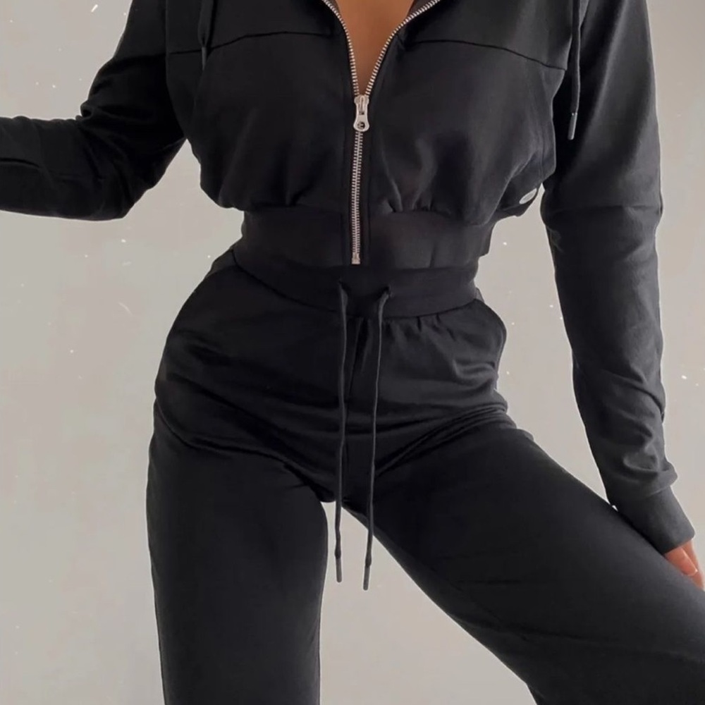 Tiger Mist Power Trackpant Sweatpants Jogger - Black Small S